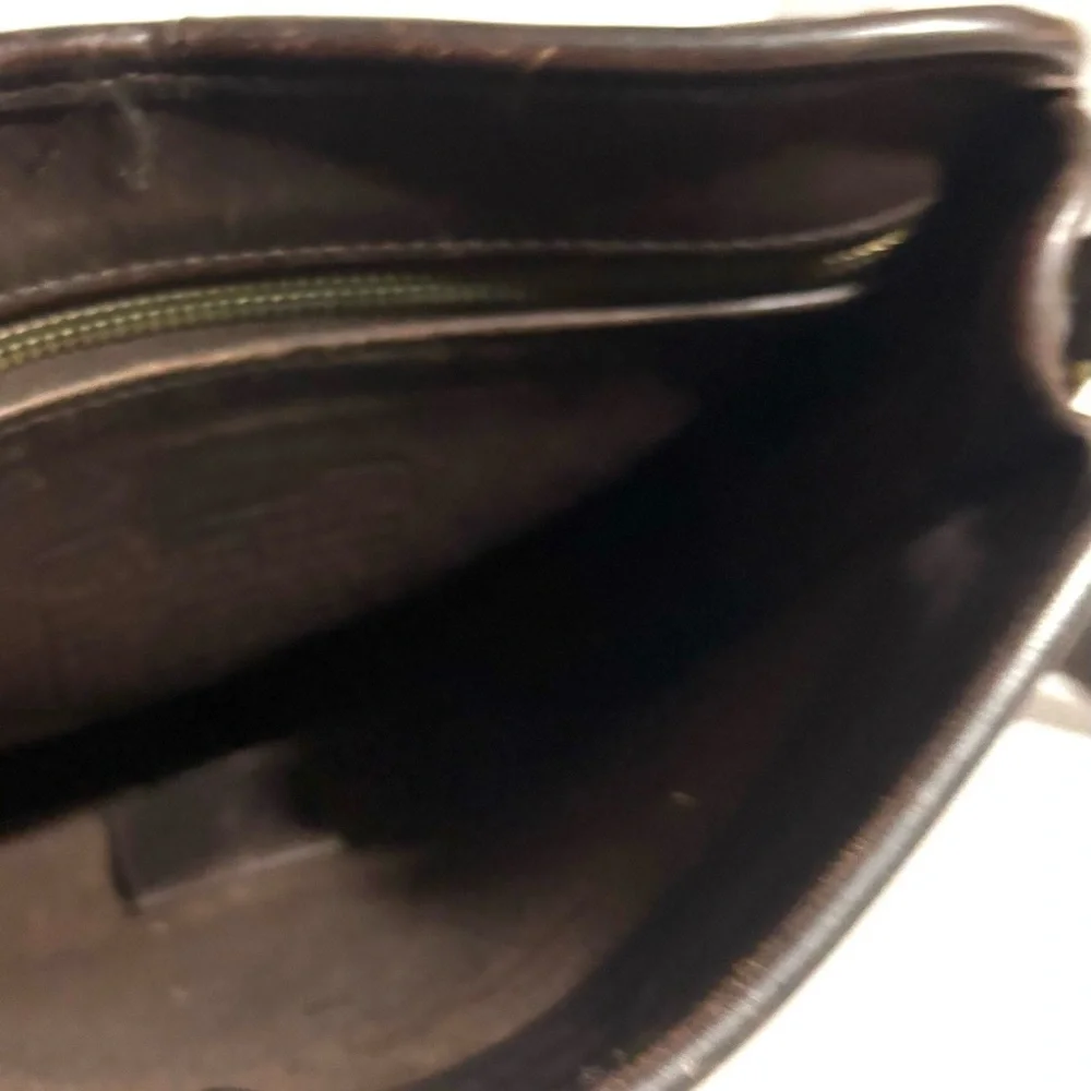 Coach vintage distressed Brown Leather Crossbody Bag